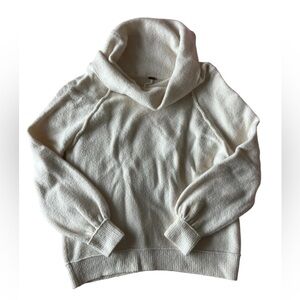 Free People Echo Beach Cream - Ivory Cowl Neck Sweater  | Medium